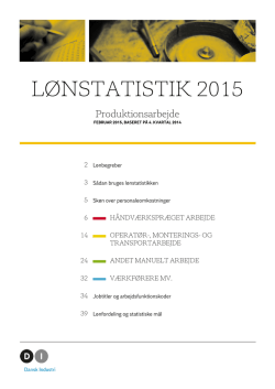 LØNSTATISTIK 2015