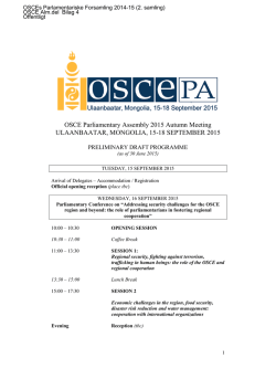 OSCEPA_AM2015_Ulaanbaatar_Draft Programme_140715