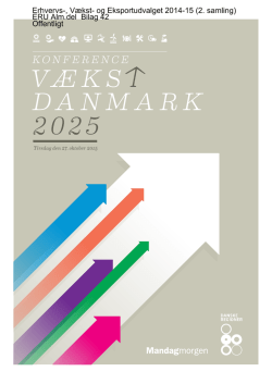 Program VækstDanmark 2025