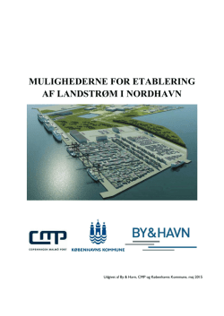Rapport om Mulighederne for etablering af landstrøm I Nordhavn