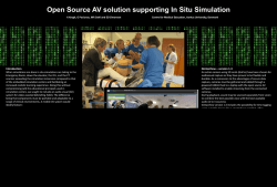 Open Source AV solution supporting in situ simulation