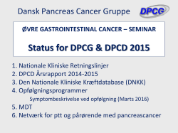 Session 1 - 4. DPCG status 2015