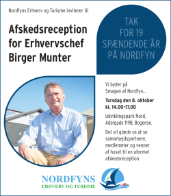 Afskedsreception for Erhvervschef Birger Munter