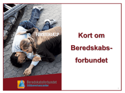 Præsentation af Beredskabsforbundet