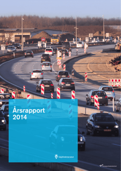 Årsrapport 2014 - Vejdirektoratet