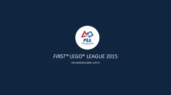 FLL kerneværdier - First Lego League