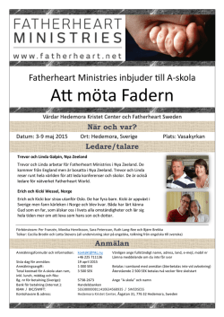 A möta Fadern - Fatherheart Sweden