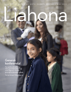 Maj 2015 Liahona - The Church of Jesus Christ of Latter
