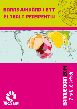 Se kursboken - Global Barn- och Ungdomshälsa
