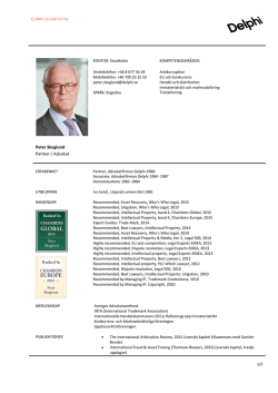 Peter Skoglund Partner / Advokat