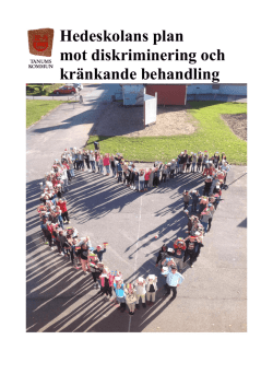 Hedeskolans likabehandlingsplan