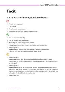 Facit - Studentlitteratur