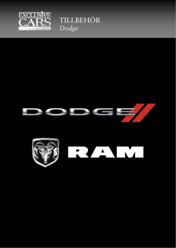 Dodge Charger R/T & SRT8 2011