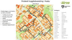 Protokoll Trygghetsvandring i Husby 2015-04-22