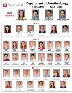 2014-2015 - University of Utah