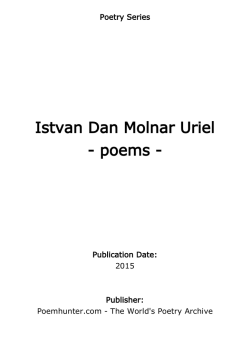 Istvan Dan Molnar Uriel - poems -
