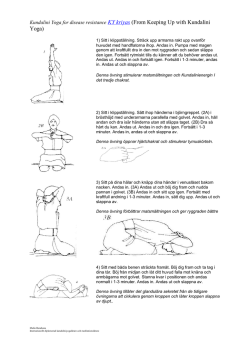 Kundalini yoga for disease recistance
