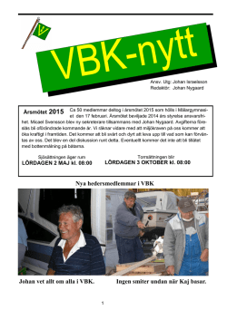 2015 - Viksjö Båtklubb