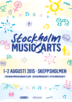 Programblad - Stockholm Music & Arts