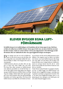 luftförvärmare repotage