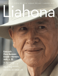 Januari 2015 Liahona