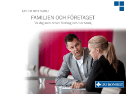 2015-02-24 Presentation bolaget och familjen