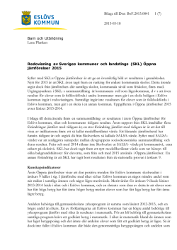 02b. Redovisning av Sveriges kommuner och landstings (SKL)