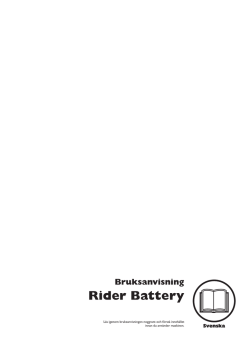 OM, Rider Battery, 967187001, 2014