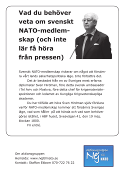 Vad du behöver veta om svenskt NATO-medlem