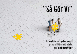 En handbok med goda exempel p&aring; hur vi i