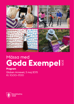 Goda Exempel20 - Stockholms stad