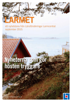 Larmet nummer 2 - 2015 - www.lflarmcentral.se.