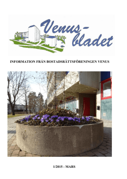 Venusbladet 2015-1
