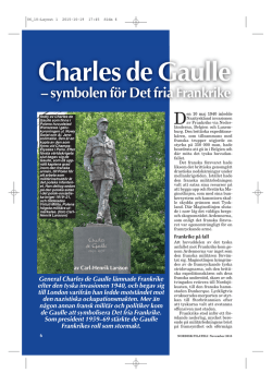 Charles de Gaulle – symbolen för Det fria Frankrike