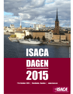 ISACA-dagen 2015