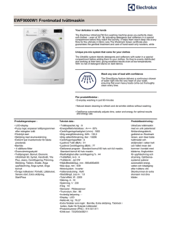 EWF9000W1 Frontmatad tvättmaskin
