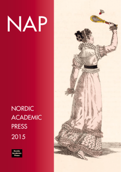 Nordic Academic Press Katalog 2015