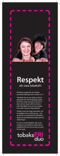 Respekt - Tobaksfri Duo