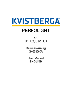 PERFOLIGHT - Kvistberga
