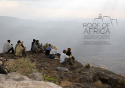 dagsprogram - Roof of Africa