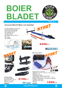 Boierbladet 2015 - verktygsbussenhabo