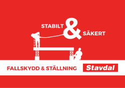 STABILT FALLSKYDD & STÄLLNING SÄKERT