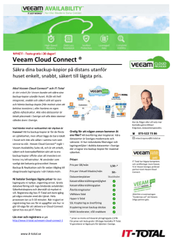 Veeam Cloud Connect - IT