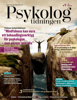PT 4-5 2015 - Sveriges Psykologförbund