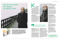 Läs intervju med Katri Cronlund om Låt alla bli