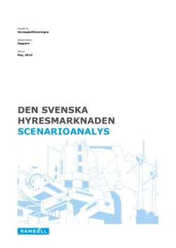 den svenska hyresmarknaden scenarioanalys