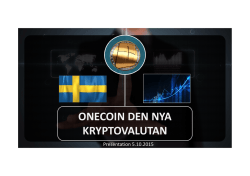 OneCoin Presentatio