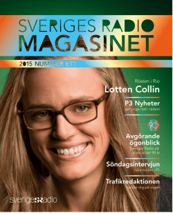 VINJETTER - Sveriges Radio