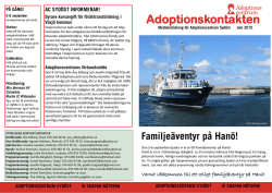 Adoptionskontakten juni 2015