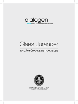 Dialogen-Claes-Jurander